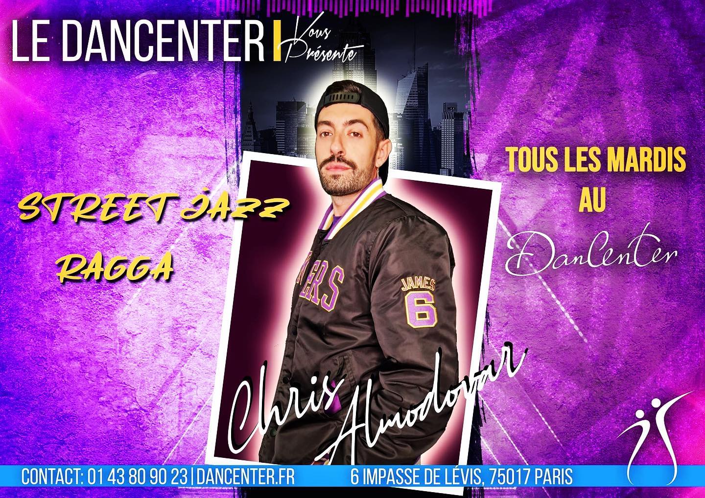 Dancenter Paris informations :
Les cours de STREET JAZZ du mardi avec Christopher Almodovar
+D'INFOS: 01 43 80 90 23 | https://www.dancenter.fr/apprendre-street-jazz/cours-de-street-jazz/